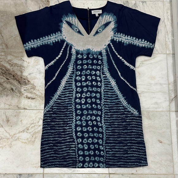 Anthropologie Dresses & Skirts - Anthropology Zoologist by Charlotte Linton Owl Shibori Dress